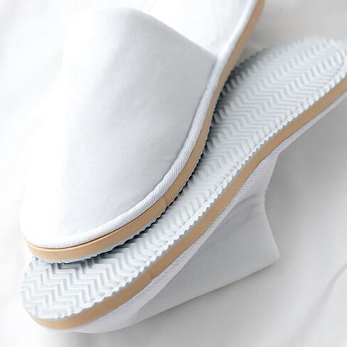 GONG GONG 6 Pairs Non Slip Disposable Slippers, Washable & Reusable, Closed Toe Crystal Velvet Slipper for Guest, Bathroom, House, Hotel, Party, SPA, Wedding in Saudi Arabia