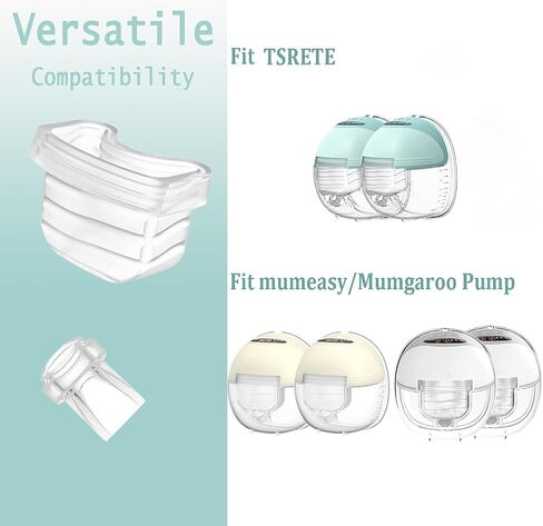 Duckbill Valve Silicone Diaphragm 6pcs, Suitable for Mommed S21 Breast Pump, Compatiable with Missaa Mumgaroo S18/S19, Breast Pump Parts Replace Accessories in Kuwait