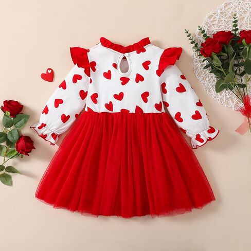 Baby Girl Halloween Dress Long Sleeve Crew Neck Dot Tutu Tulle Dress Boo Costume Princess Dress Fall Clothes Outfits in Kuwait