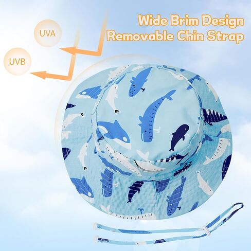 Baby Boy and Girl Sun Hat with UPF 50+ Summer Protection Stylish Bucket Hat for Kids Toddler Baby Hats Perfect for Beach Days in Saudi Arabia