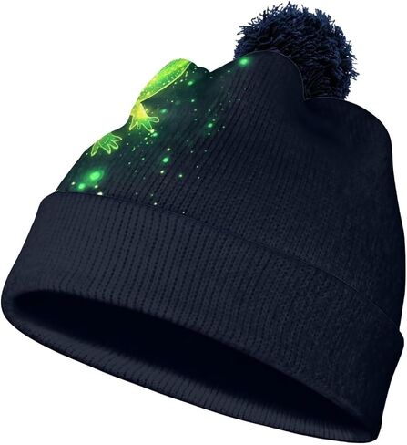 Kids Beanie Winter Pompom Soft Knitted Hat High Elasticity Caps for Girls Boys in Kuwait