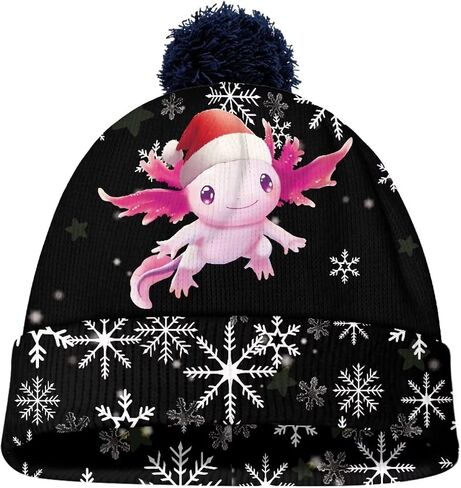 Kids Beanie Winter Pompom Soft Knitted Hat High Elasticity Caps for Girls Boys in Kuwait