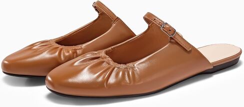 Coutgo Womens Mares Mary Jane Flats مغلقة على أخمص القدمين مطوية على أحذية تنبأ شرائح غير رسمية in Saudi Arabia
