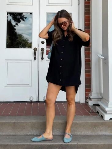 Coutgo Womens Mares Mary Jane Flats مغلقة على أخمص القدمين مطوية على أحذية تنبأ شرائح غير رسمية in Saudi Arabia