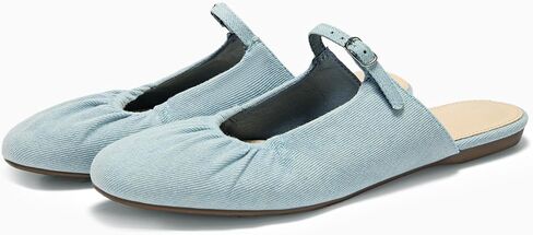 Coutgo Womens Mares Mary Jane Flats مغلقة على أخمص القدمين مطوية على أحذية تنبأ شرائح غير رسمية in Saudi Arabia