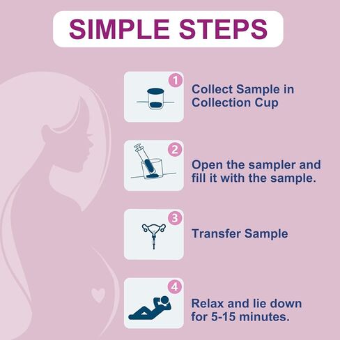 Insemination Kit at Home for Natural Conception - Fertility Support for Women and Families, Includes 2 Applicators & 2 Collection Cups in Kuwait