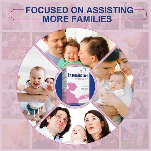 Insemination Kit at Home for Natural Conception - Fertility Support for Women and Families, Includes 2 Applicators & 2 Collection Cups in Kuwait