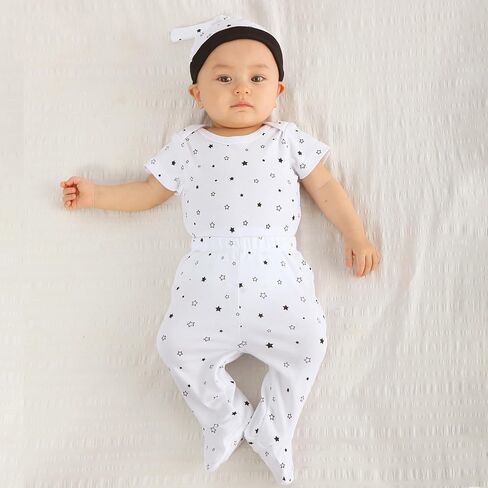 Jimonda Baby BodySuit Set Boys BodySuit Girl 6-Piece Pants Set Infant Toddler Baby Sets in Saudi Arabia