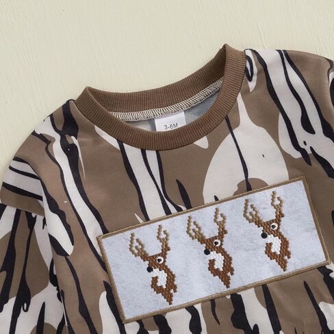 Baby Boy Duck Hunting Clothes Short Sleeve Camo Bubble Romper Shirt Onesie Bodysuit Infant Summer Outfit in Kuwait