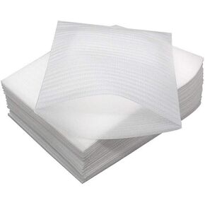 100PCS 10CM X 15CM/4in X 6in White Foam Packing Pouches Foam Wrap Sheets Cushion Pouch Small Items Wrap and Glassware Packing Bags for Packing Moving Shipping and Storage Supplies