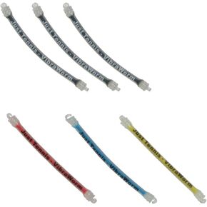 Vibra Worm - عبوة من 6 قطع - مُخفف اهتزازات مضرب التنس الطويل المملوء بالجل - جودة ممتازة - موديل 2023 - تم بيع أكثر من 100000 دودة in Kuwait