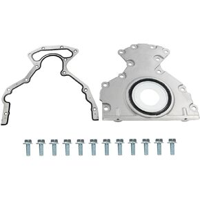 Rear Main Seal Kit Compatible with Chevy Tahoe Suburban Silverado Express Avalanche Cadillac Escalade GMC Yukon Sierra Savana 4.8L 5.3L 6.0L 6.2L Replaces# 635-518 12633579 12639250