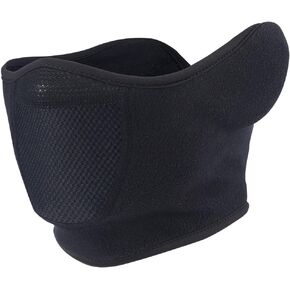 Half Ski Mask Windproof Fleece Ear Warmer Face Cover Winter Cold Weather Men
