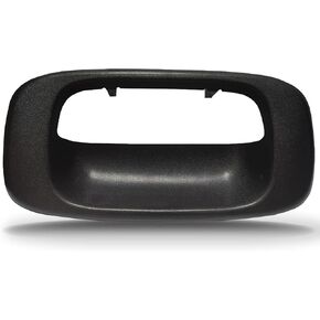 SYOAUTO Tailgate Handle Bezel Trim Fits for 1999-2007 Chevy Silverado GMC Sierra 1500 2500 3500 Black Textured Replaces# 15228539, 15228540, GM1916102, GM15046512