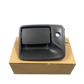 Froner Left Driver Side Exterior Door Handle Texture Black Compatible with Ford F-250 Super Duty 1996-2016