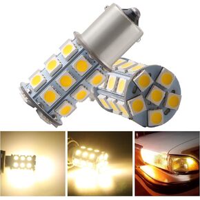 QasimLed DC 12V الأخضر P21W 1156 BA15S 27SMD 5050 LED مصابيح لسيارة الذيل احتياطية بدوره إشارة عكس استبدال ضوء لمبة 2X