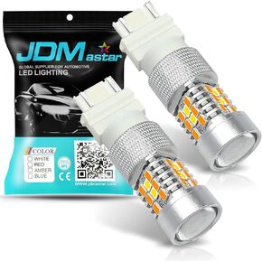 JDM ASTAR Extremely Bright PX Chipsets White/Yellow 3157 3155 3457 4157 Switchback LED Bulbs For Turn Signal Lights