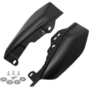 Matte Black Mid Frame Air Deflector Trim Cover for Harley Davidson Electra Street Glide Road Glide 2017-2022