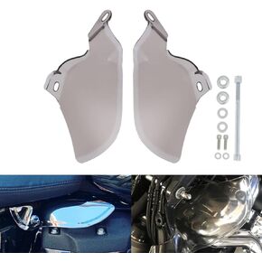 Motorcycle Saddle Shields Heat Deflectors Air Deflector Fit for Harley Softail Street Bob Breakout Fat Boy Low Rider Slim 2018-2023 Smoke