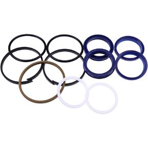 Power Steering Cylinder Seal Kit 83957762 Compatible with New Holland TB80 TB85 TB90 TB100 TB110 TB120 6610S 7610S 8010 CAR49101 S.12911 Ford 6610 7710 7610 5610