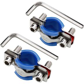 2 Packs Fix Sinking Office Chair, 304 Stainless Steel Gas Lift Cylinder Clamp Holder, Office Chair Saver Kit Adjust Chair Height and Stop Sinking Without Cylinder Replacement