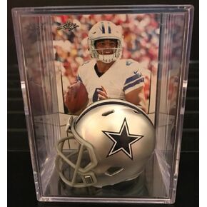 Dallas NFL Helmet Shadowbox w/Dak Prescott card