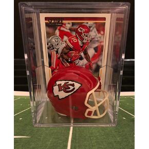 Kansas City Chiefs NFL Helmet Shadowbox w/Tyreek Hill card in Saudi Arabia
