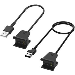Kissmart Charger for Fitbit Alta HR, Replacement Charging Cable Clip Cord for Fitbit Alta HR (2-Pack,1.8ft & 3.3ft)