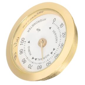 Guitar Hygrometer Round Digital Humidity Meter Gauge Mini Humidity Sensor Music Instruments Hygrometer for Violin Guitar Accessories