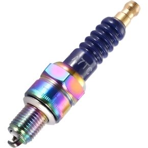 GOOFIT High Performance Motorcycle A7TC Spark Plug 50cc 70cc 90cc 110cc ATV 150 Ignition Plug Moped Go Kart Scooter
