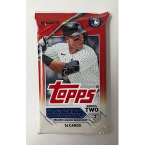 2023 Topps Series 2 Baseball Relic Box Value Pack - 14 Cards Per Pack - Look for Exclusive Commemorative Team Logo Patch Cards in Kuwait