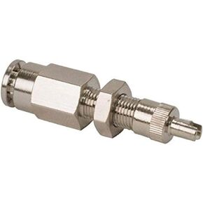 Inflation Valve (for 1/4" Air Line) PTC Style, Nickel Plated (4 pcs)