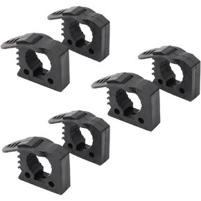 12 Pack Utv Tool Holder, Roof Rack Mounting Brackets for 1-1/7" to 1-4/9" Diameter Tools & Equipment Used on Off-road vehicle, SUV UTV ATV, RV Van, Pickup Trucks, Utility Trailers