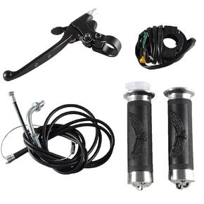 JRL Throttle And Clutch Kit Fits For 49cc 60cc 66cc 80cc Engine Motorized Bicycle