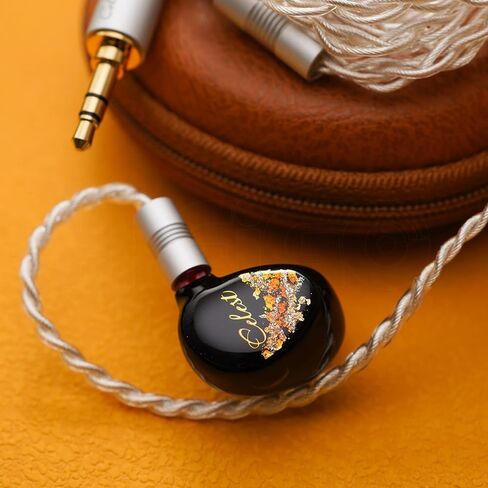 HiFiGo Kinera Celest Plutus Beast 1 BC+1 BA+1 SPD in-Ear Monitors, Bone-Conduction Driver IEMs in-Ear Earphones with Hand-Painted Faceplate and Rich Smooth Tuning (Blue, 3.5mm) in Saudi Arabia
