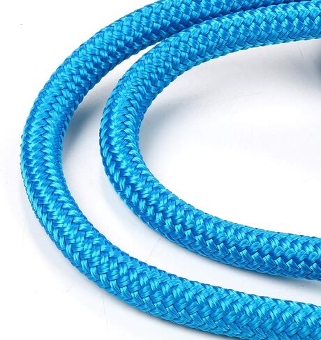 Amarine Made Double Braided Nylon Dock Lines 4840 lbs Breaking Strength (L: 25 ft. D: 1/2 inch Eyelet: 12 inch) 2 Pack of Marine Mooring Rope Boat Dock Lines Working Load Limit: 968 lbs in Saudi Arabia