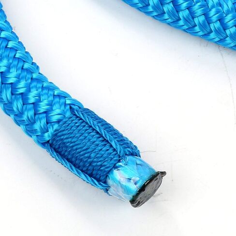 Amarine Made Double Braided Nylon Dock Lines 4840 lbs Breaking Strength (L: 25 ft. D: 1/2 inch Eyelet: 12 inch) 2 Pack of Marine Mooring Rope Boat Dock Lines Working Load Limit: 968 lbs in Saudi Arabia