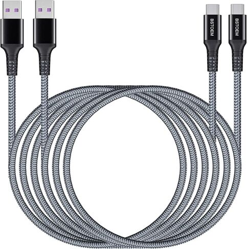 كابل شاحن C شحن سريع طويل USB C سلك نوع C شواحن 10FT 2Pack USB-C لهاتف Samsung Galaxy S10/S9/S8/s7/ Note/9/8، لهاتف Kindle Fire USB A إلى USBC in Kuwait