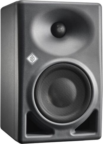 شاشة استوديو Neumann KH 120 II AES67 Active مقاس 5.25 بوصة ثنائية الاتجاه - أنثراسيت، حزمة زوجية مع وسادة عزل Auray IP-S (صغيرة، زوج) وميكروفون شاشة Neumann MA 1 in Saudi Arabia