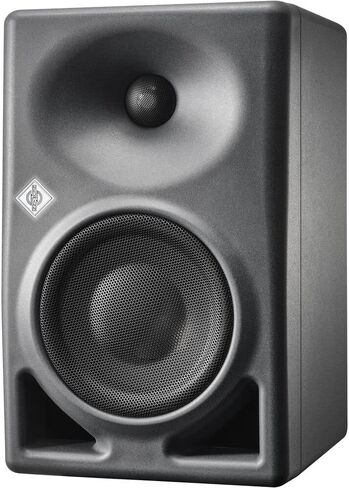 شاشة استوديو Neumann KH 120 II AES67 Active مقاس 5.25 بوصة ثنائية الاتجاه - أنثراسيت، حزمة زوجية مع وسادة عزل Auray IP-S (صغيرة، زوج) وميكروفون شاشة Neumann MA 1 in Saudi Arabia