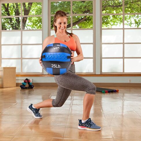 كرة حائط JFIT، 15 رطل، أزرق/أسود in Kuwait