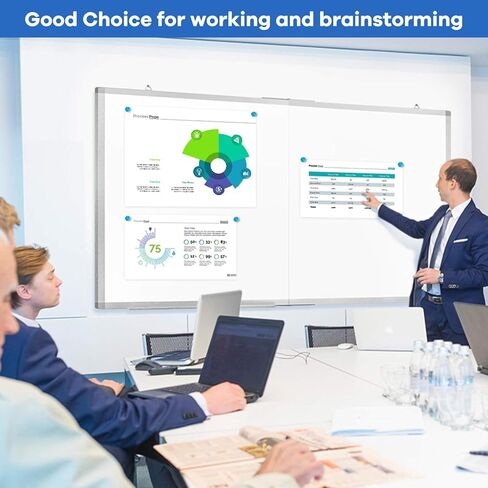 White Board Dry Erase 72x40, Large Magnetic Whiteboard Maxtek Dry Erase Boards for Wall, Aluminum Presentation Wall-Mounted Marker Board with a Long Pen Tray for School, Classroom, Office & Home in Kuwait