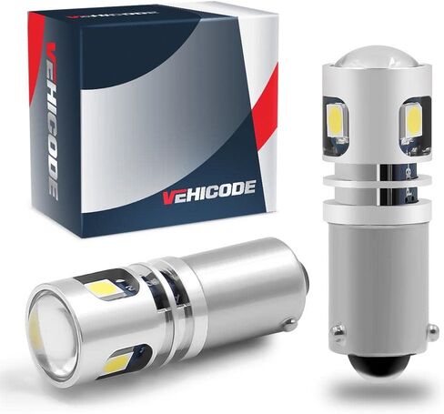 VEHICODE H21W 64136 BAY9S LED لمبة بيضاء 12 فولت-24 فولت مصباح 12356 64138 الذيل عكس النسخ الاحتياطي بدوره مصباح إشارة لسيارات BMW (2 حزمة) in Kuwait