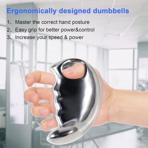 Ergonomic Ear Dumbbells Weights-Neoprene Dumbbells Hand Weights Set for Pilates, Yoga, Strength Training, Jogging, Home Gym Workout for Women, Men(3 LBS / 4 LBS / 5 LBS) in Kuwait