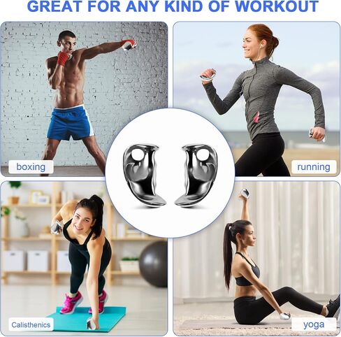 Ergonomic Ear Dumbbells Weights-Neoprene Dumbbells Hand Weights Set for Pilates, Yoga, Strength Training, Jogging, Home Gym Workout for Women, Men(3 LBS / 4 LBS / 5 LBS) in Kuwait