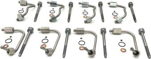 خط حاقن الوقود ومجموعة الختم 6.7L V8 Powerstroke متوافق مع Ford Super Duty F250 F350 F450 F550 2011-2019 | سلندرات 3,4,5,6 | يستبدل: BC3Z9229F BC3Z9229B BC3Z9229D CM5292 CM5192 in Saudi Arabia