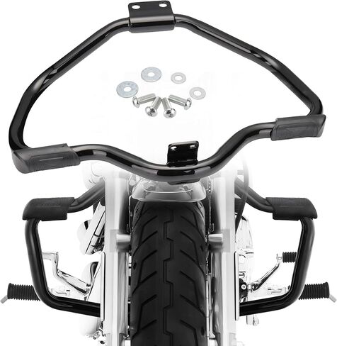 قضيب حماية المحرك من الصدمات على الطريق السريع لموديلات Harley Sportster 04-Later XL و08-13 XR (أسود) in Kuwait