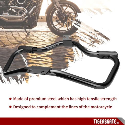 قضيب حماية المحرك من الصدمات على الطريق السريع لموديلات Harley Sportster 04-Later XL و08-13 XR (أسود) in Kuwait
