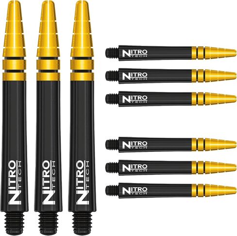 RED DRAGON Nitrotech Medium Stems - Black and Gold - 2 Sets per Pack (6 Stems in Total) in Saudi Arabia
