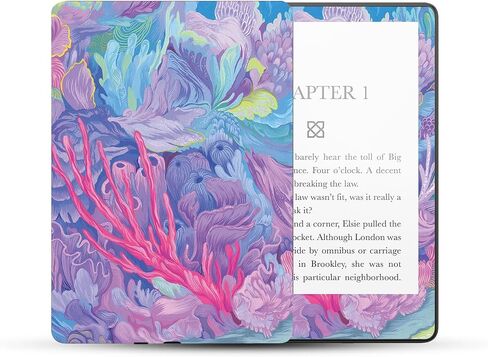 غلاف MightySkins متوافق مع Amazon Kindle Paperwhite 5 مقاس 6.8 بوصة الجيل الحادي عشر (2021) غلاف كامل - Dreamy Reef | غطاء ملتف واقٍ ومتين وفريد ​​من نوعه من الفينيل | سهل التطبيق | صنع في الولايات المتحدة الأمريكية in Saudi Arabia
